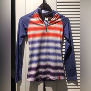 Bula quarter zip abstract print xs